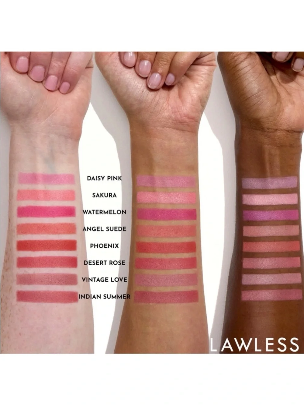 LAWLESS Make Me Blush Talc-Free Velvet Blush Daisy Pink BNIB